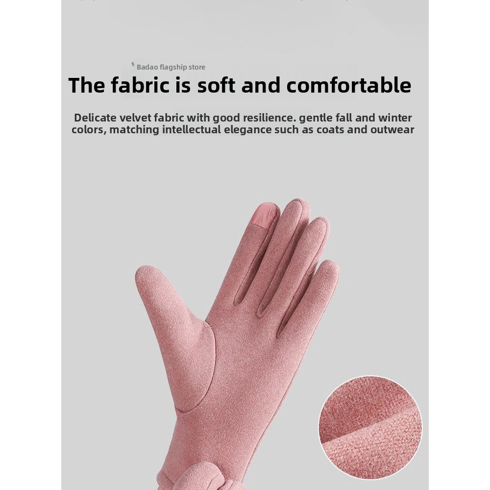 Velvet Gloves for Men And Wome - Wool Glove Lined avaliação e preço