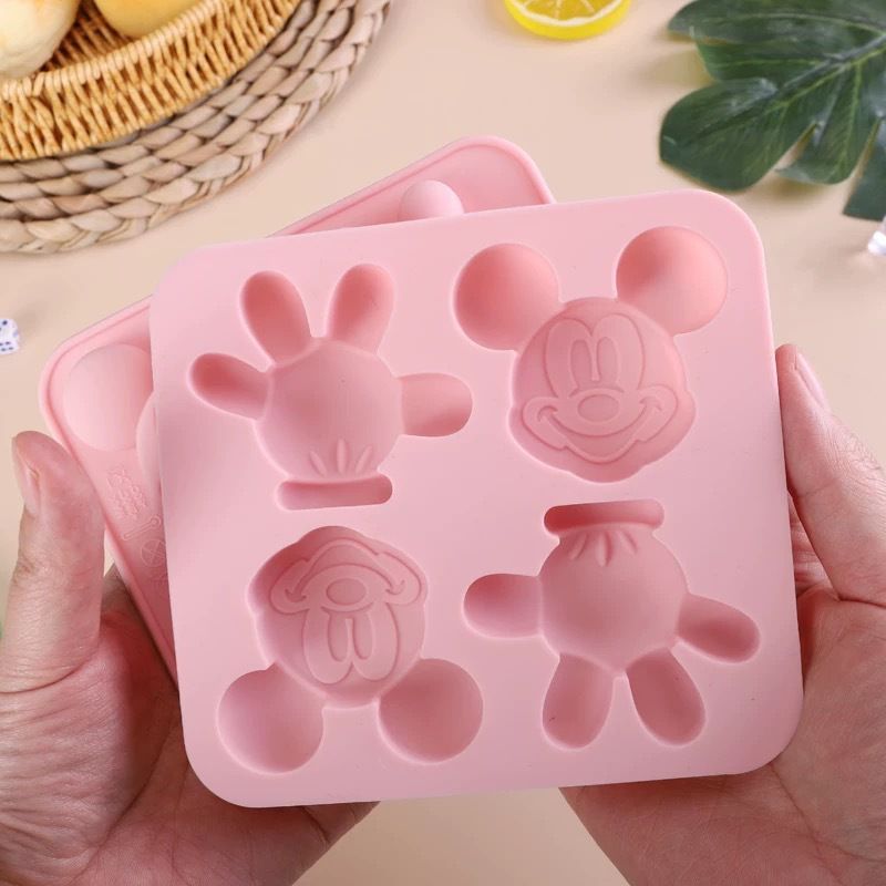 Cute Anime Mickey Silicone 4-C - Oven Mitt Silicone avaliação e preço