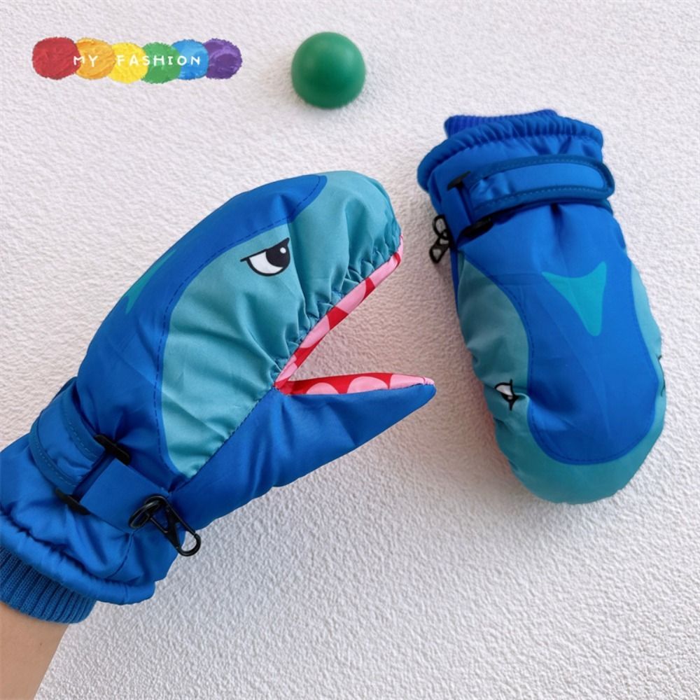 Cartoon Children Ski Gloves Wa - Ski Glove Waterproof avaliação e preço