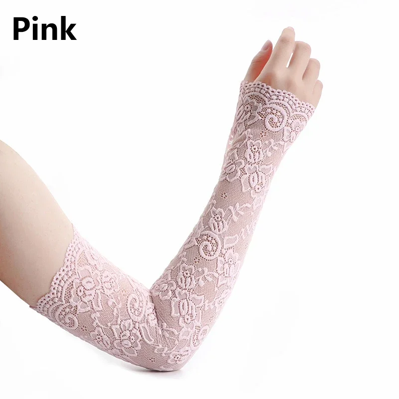 Summer Sunscreen Lace Arm Slee - Fingerless Glove Knit avaliação e preço