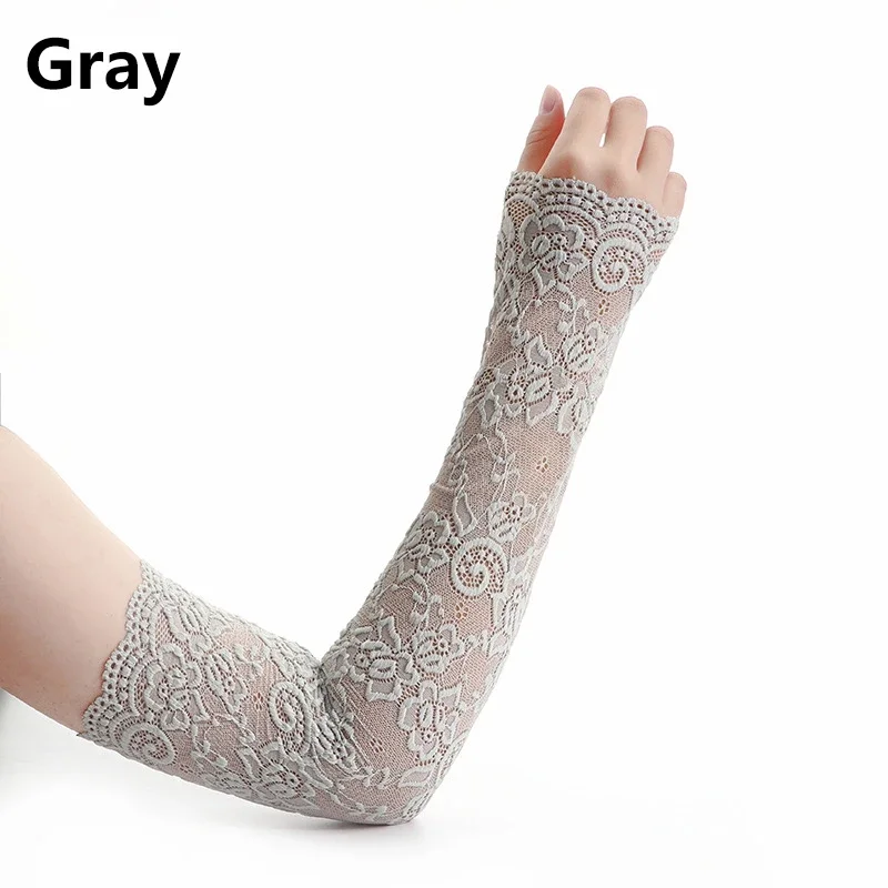 Summer Sunscreen Lace Arm Slee - Fingerless Glove Knit avaliação e preço