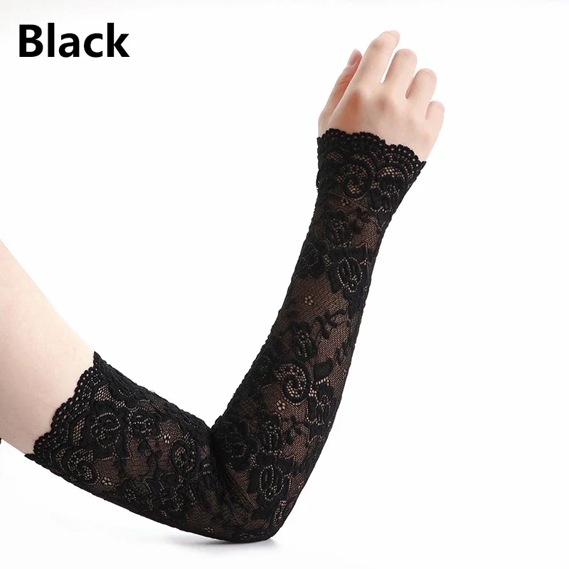 Summer Sunscreen Lace Arm Slee - Fingerless Glove Knit avaliação e preço