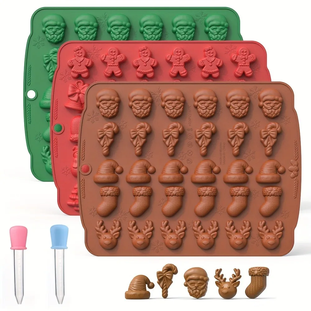 Christmas Silicone Chocolate M - Oven Mitt Silicone avaliação e preço