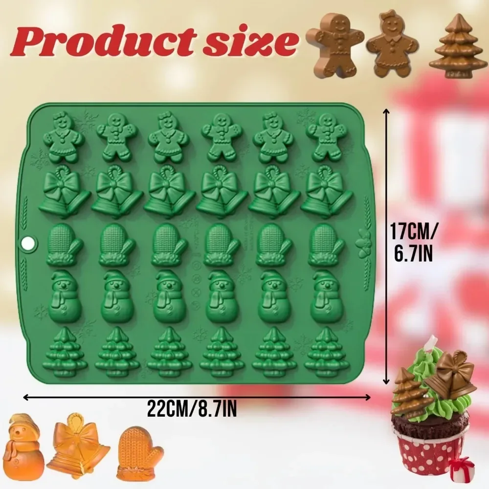 Christmas Silicone Chocolate M - Oven Mitt Silicone avaliação e preço