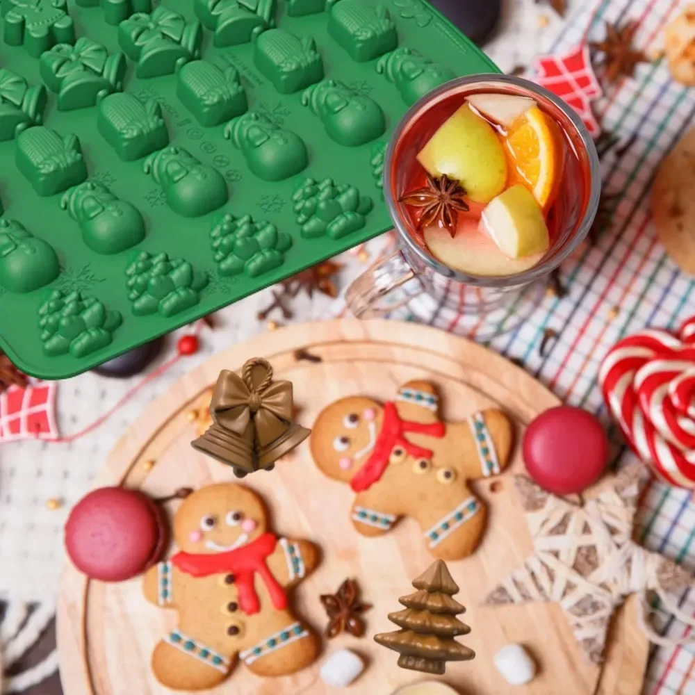 Christmas Silicone Chocolate M - Oven Mitt Silicone avaliação e preço