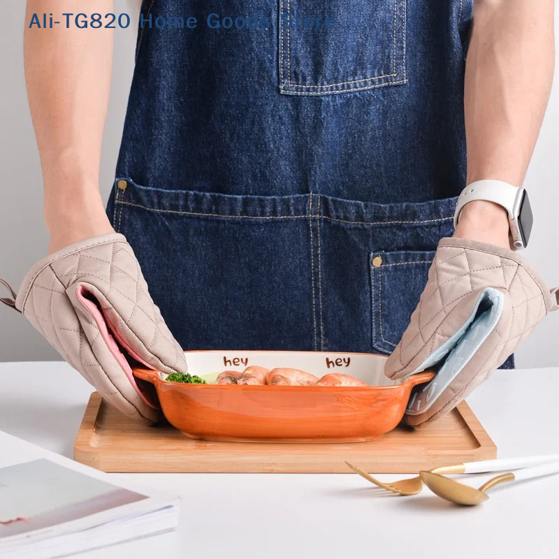 Silicone Anti-scalding Oven Gl - Oven Mitt Silicone avaliação e preço