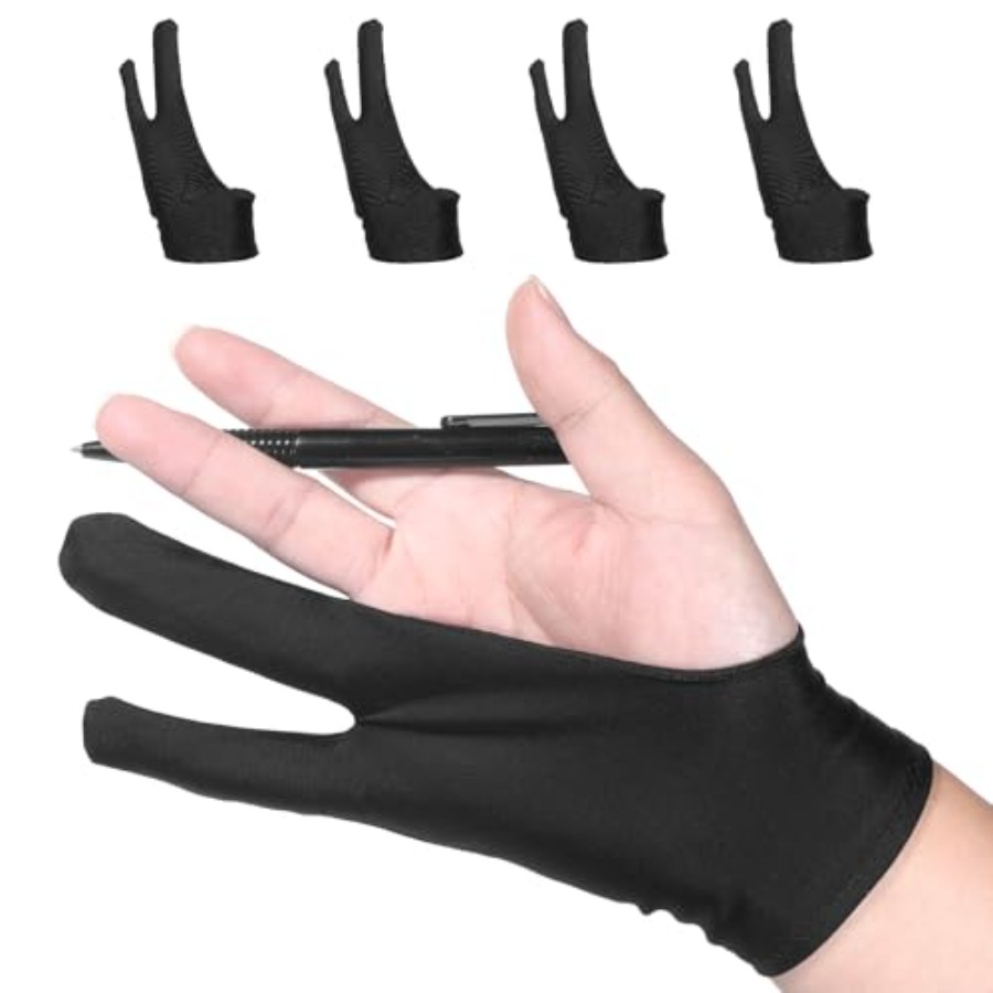 4 Pack Drawing Glove Digital D - Touchscreen Glove Capacitive avaliação e preço