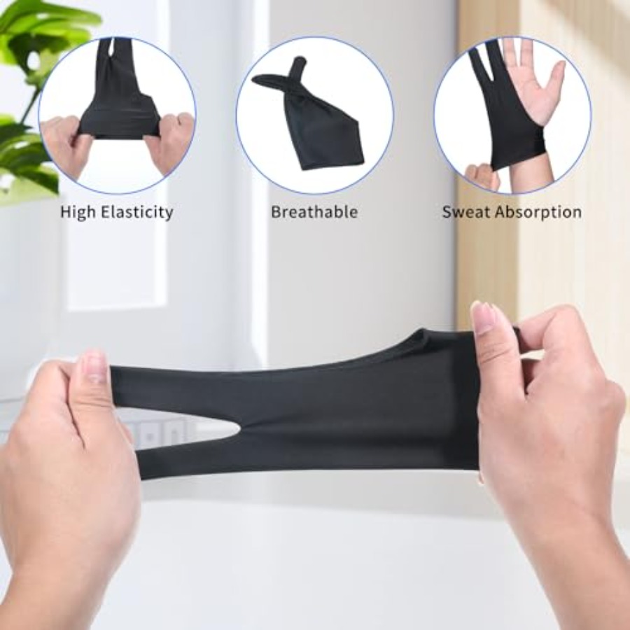 4 Pack Drawing Glove Digital D - Touchscreen Glove Capacitive avaliação e preço