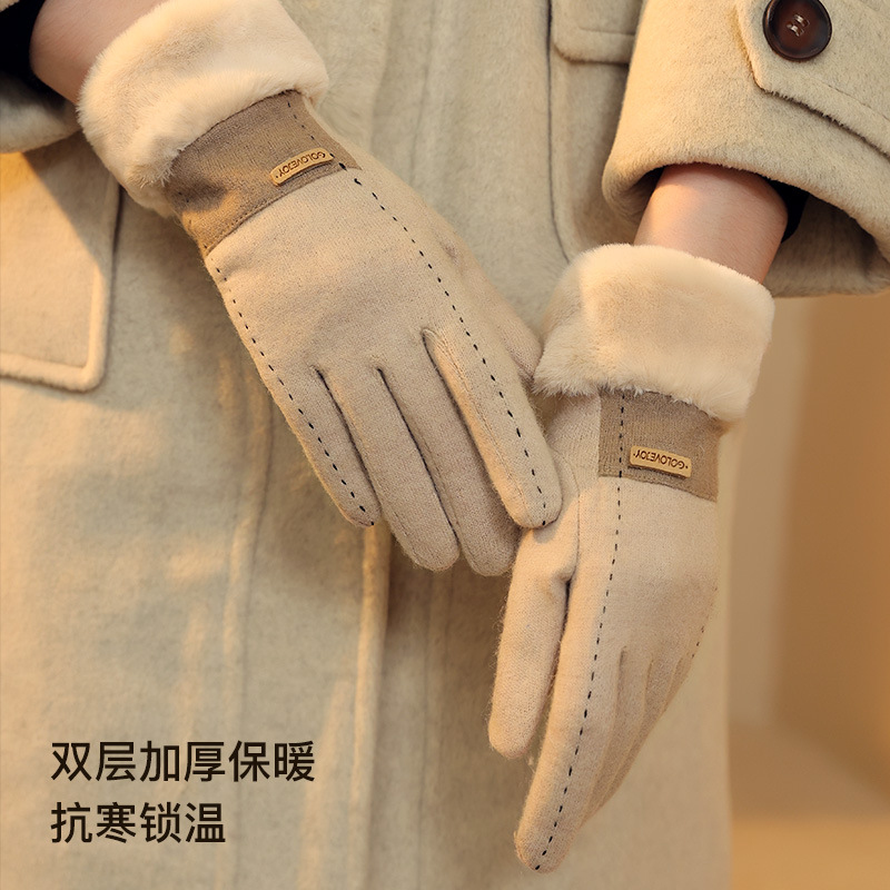 New winter cashmere gloves for - Wool Glove Lined avaliação e preço