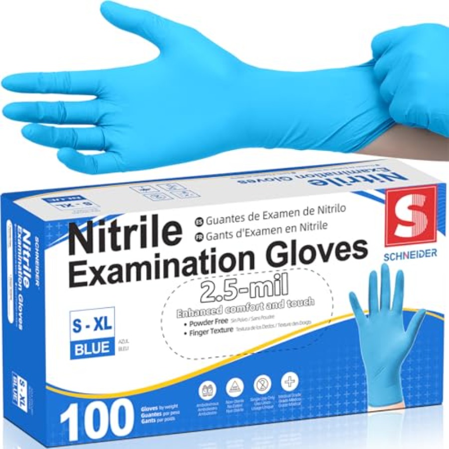 Schneider Medical Nitrile Exam - Latex Disposable Glove avaliação e preço