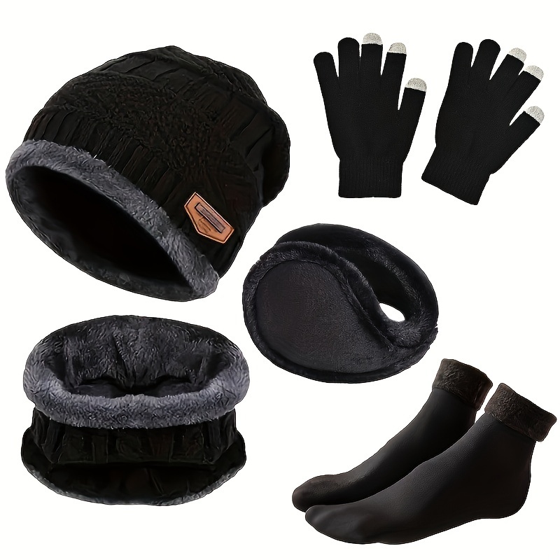 Men's winter hat, outdoor wint - Winter Glove Insulated avaliação e preço