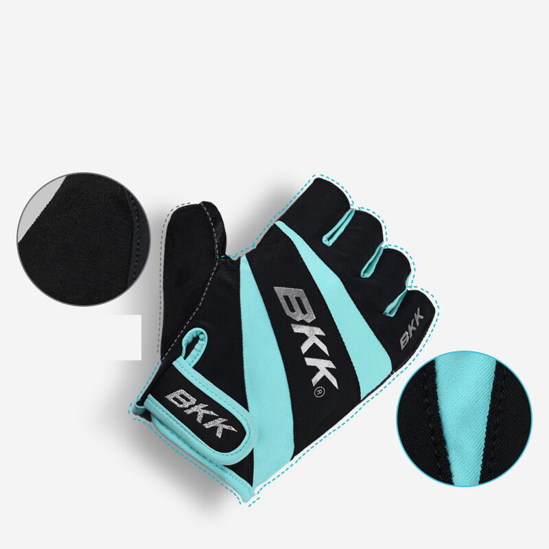 1 Pair BKK Fishing Gloves Half - Cycling Glove Padded avaliação e preço