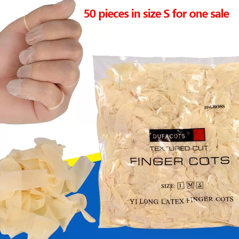 50pcs Disposable Latex Finger  - Latex Disposable Glove avaliação e preço