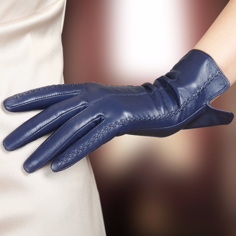 Real Leather Gloves Female Hig - Leather Driving Glove avaliação e preço