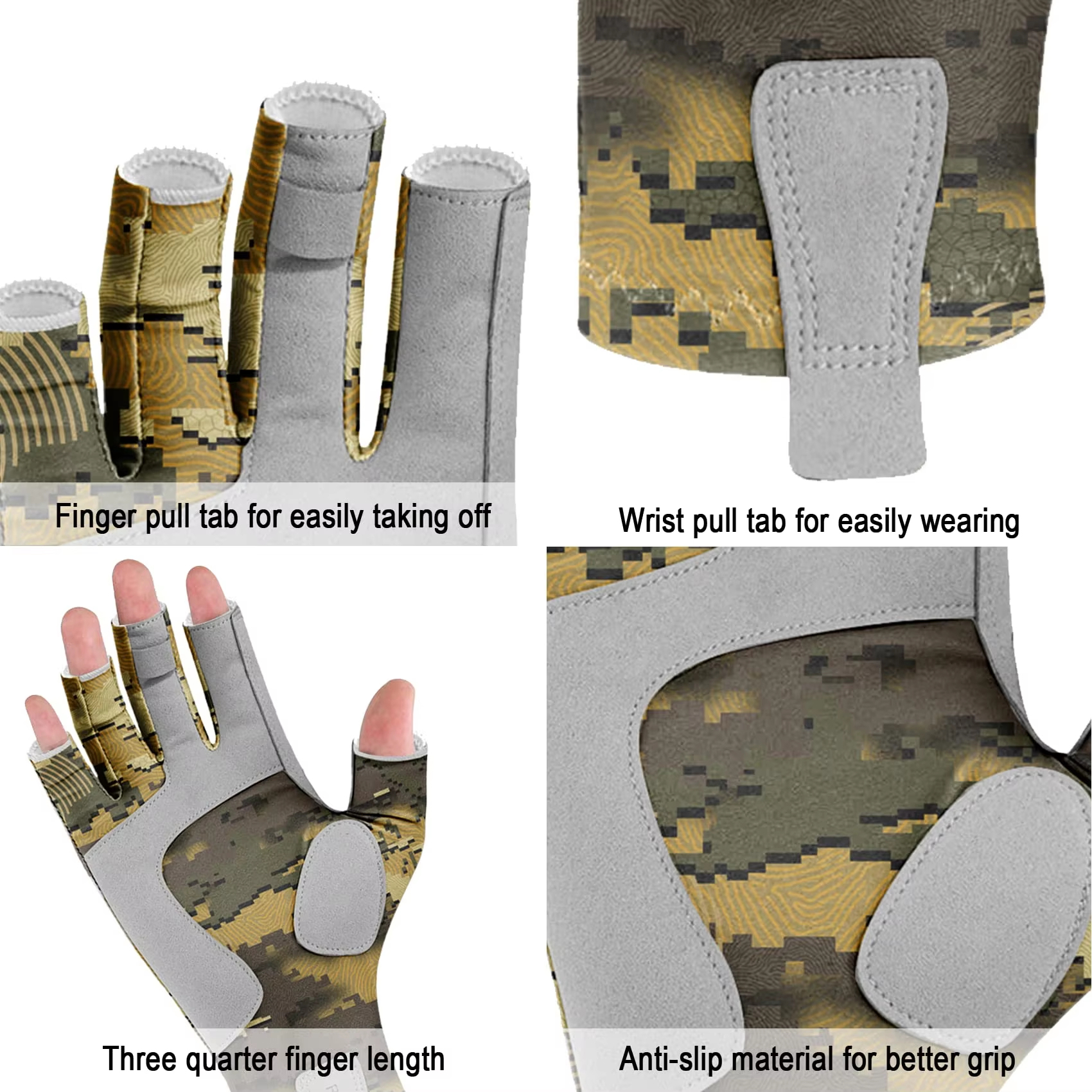 Aventik Fingerless Fishing Glo - Cycling Glove Padded avaliação e preço