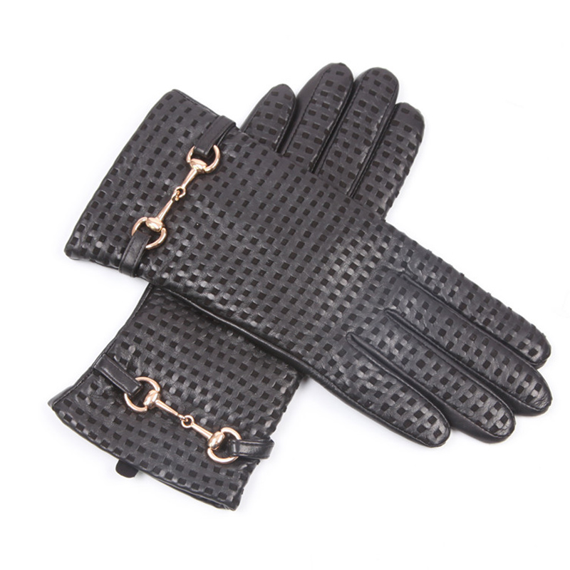 Autumn Winter Real Leather Glo - Wool Glove Lined avaliação e preço