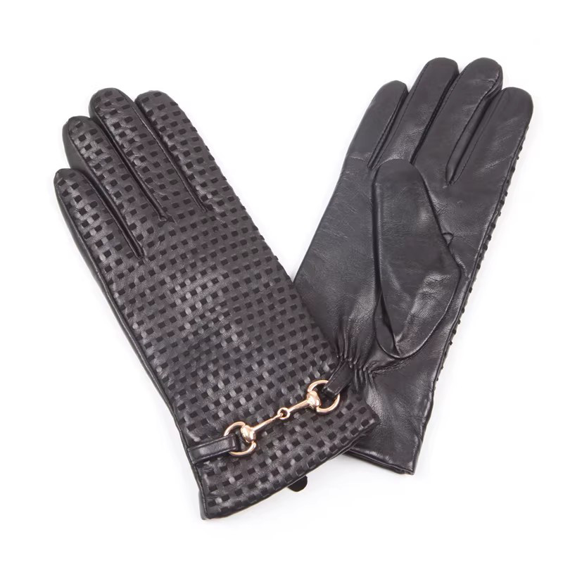 Autumn Winter Real Leather Glo - Wool Glove Lined avaliação e preço