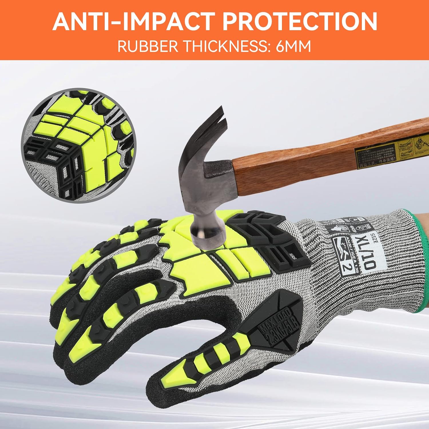 Cut Resistant Impact Gloves, A - Work Glove Impact avaliação e preço