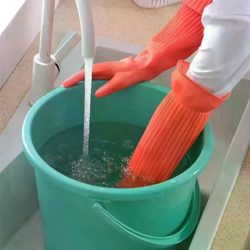 Long Reusable Rubber Dishwashi - Dish Glove Rubber avaliação e preço