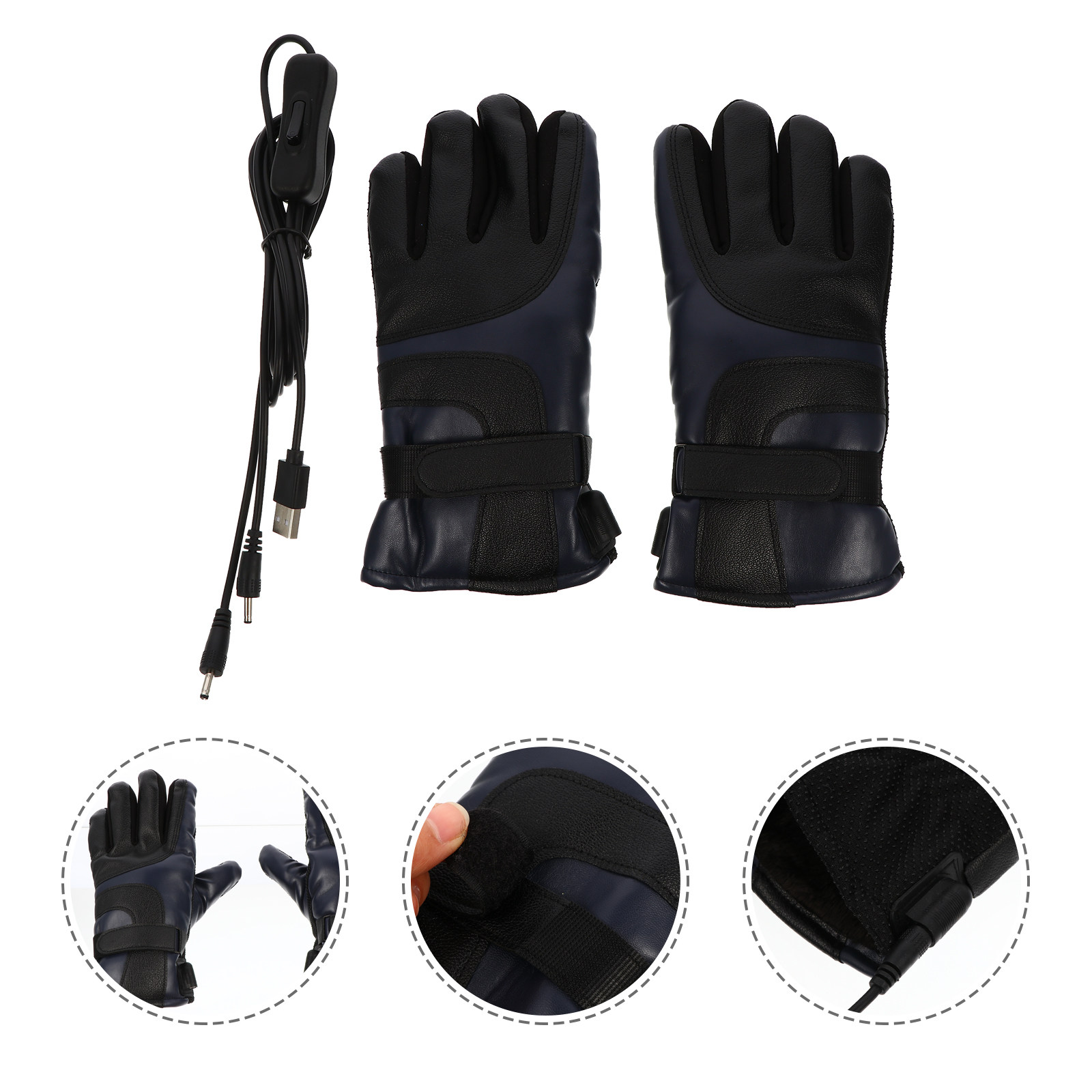 1Pair USB Electric Heated Glov - Winter Glove Insulated avaliação e preço