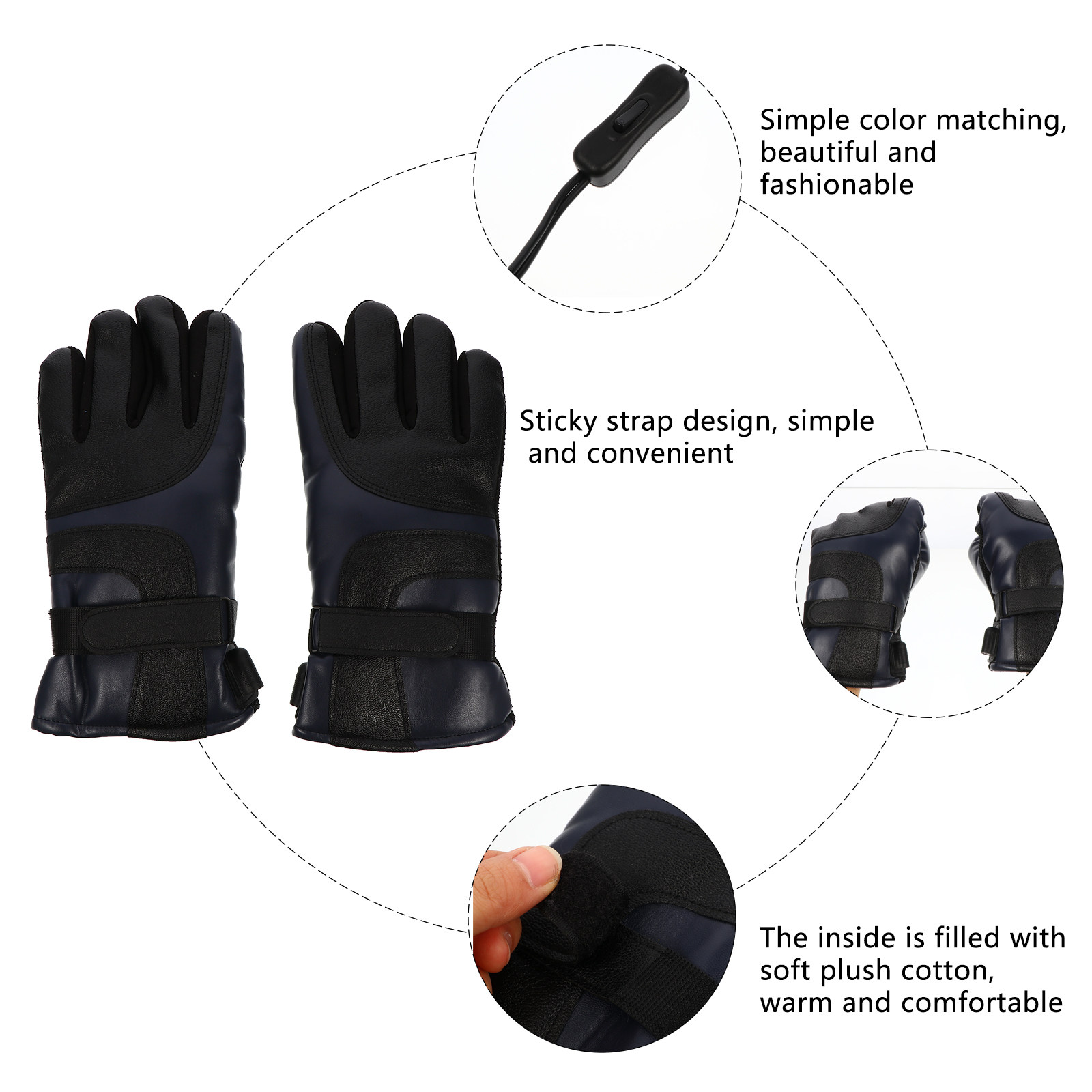 1Pair USB Electric Heated Glov - Winter Glove Insulated avaliação e preço