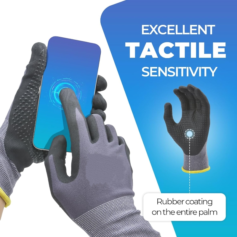 Micro-Foam Nitrile Coated Safe - Nitrile Mechanic Glove avaliação e preço