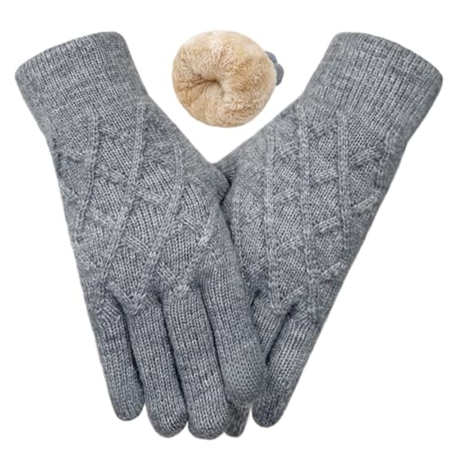 Winter Wool Gloves for Women M - Wool Glove Lined avaliação e preço