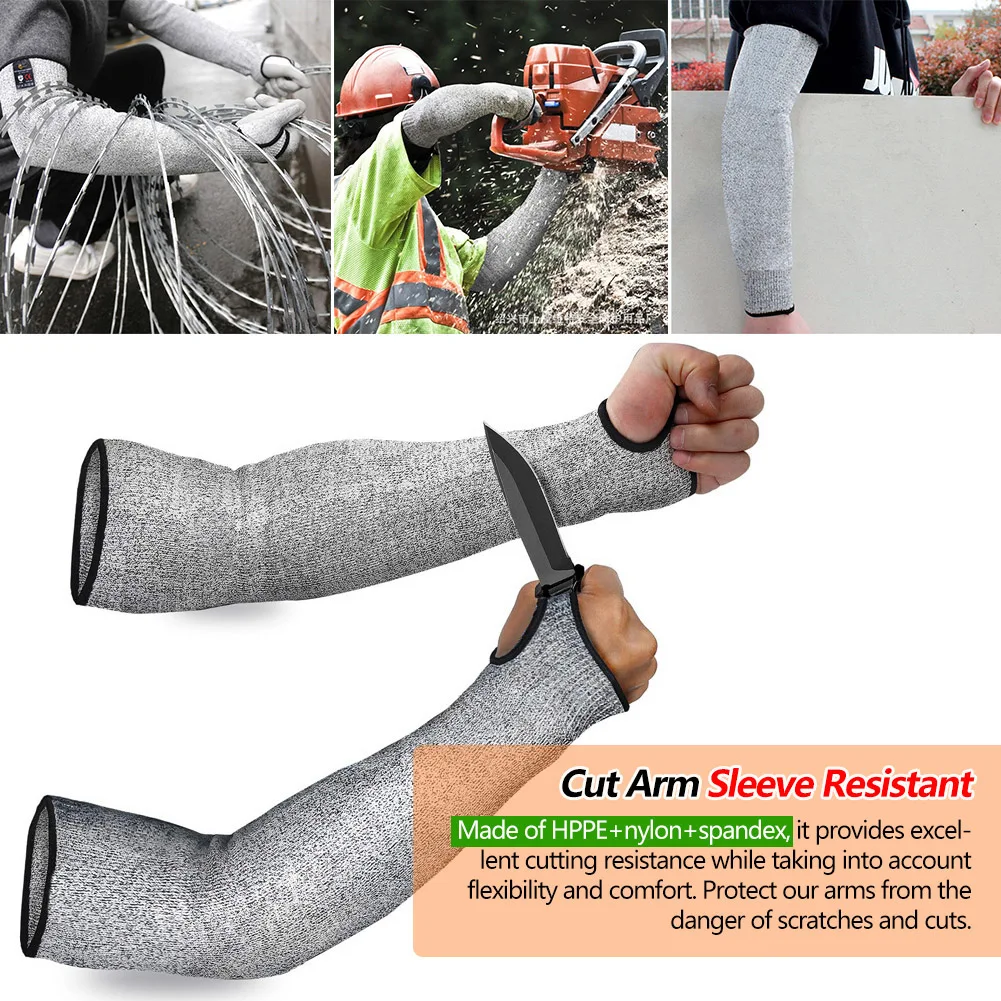 Safety Arm Sleeve Work Arm Wri - Cut Resistant Glove avaliação e preço