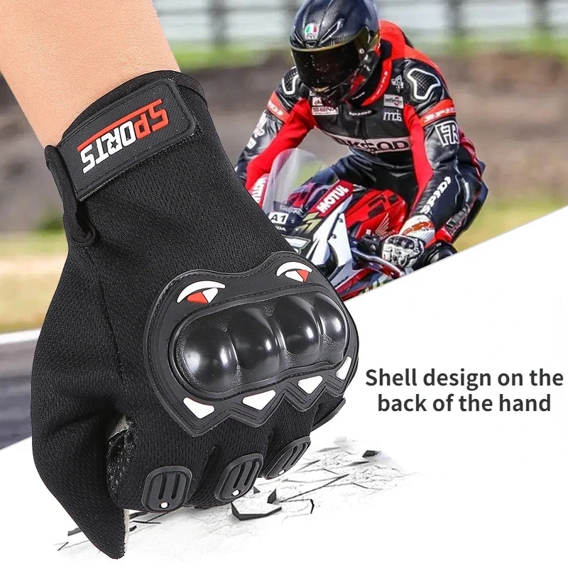 Men's Motorcycle Gloves Full/h - Motorcycle Glove Knuckle avaliação e preço