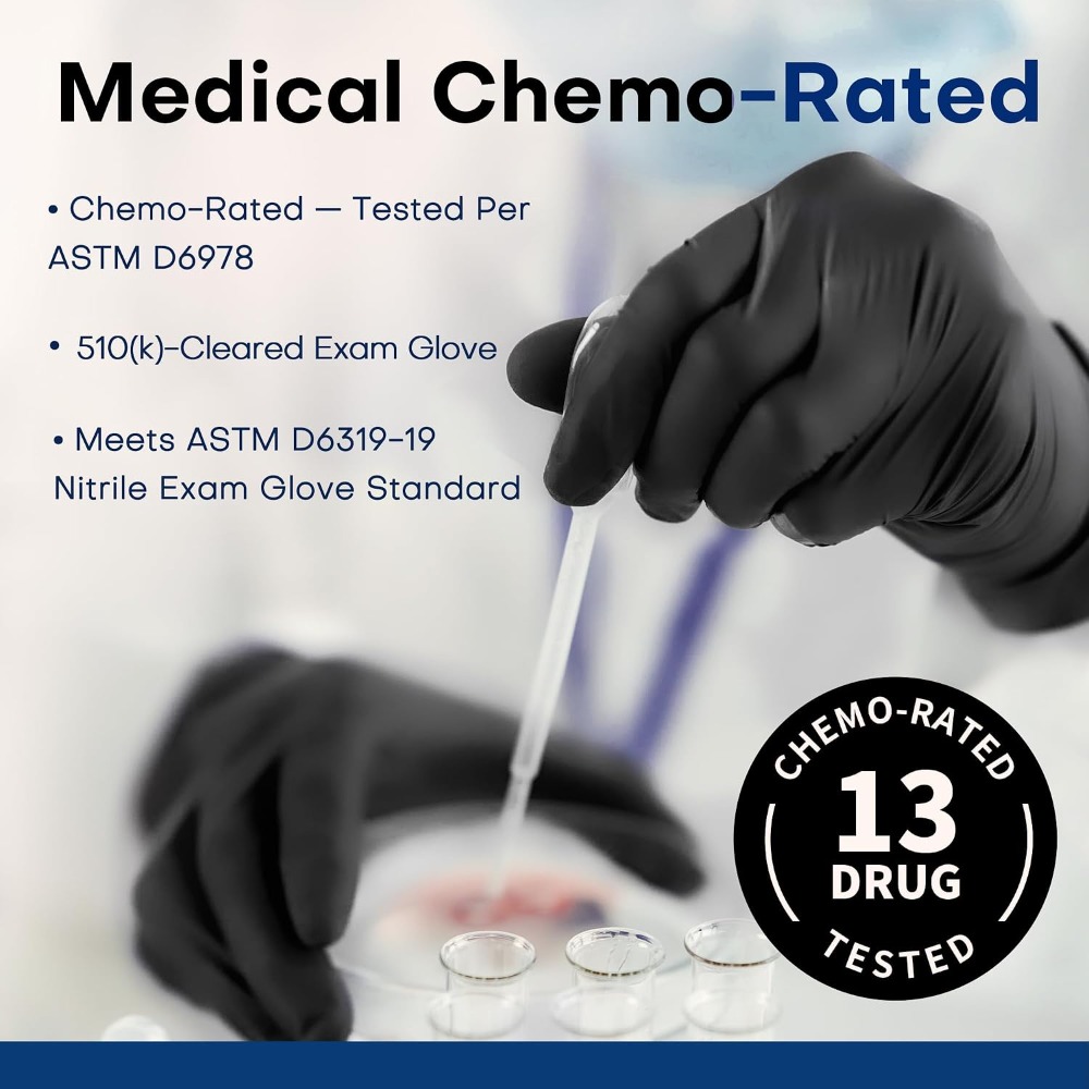 Nitrile Exam Gloves, 1000Pcs L - Exam Glove Nitrile avaliação e preço
